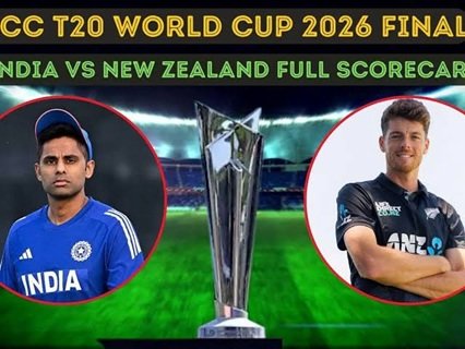 India vs New Zealand Scorecard: T20 World Cup 2026 Final