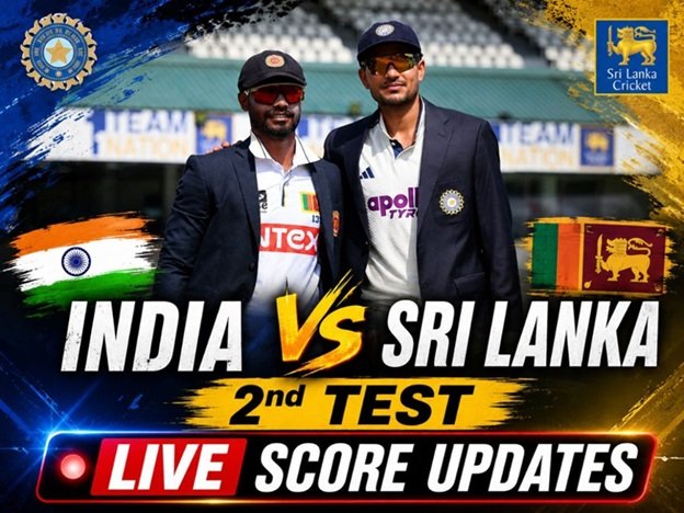India vs Sri Lanka 2d Test scorecard nowadays