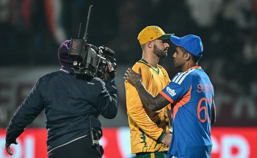 India vs South Africa cricket gamers in action
