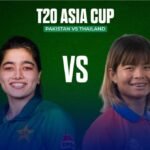 Pakistan Women vs Thailand Women T20 Asia Cup